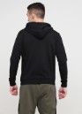Толстовка мужская демисезонная Only Man черная с капюшоном на молнии